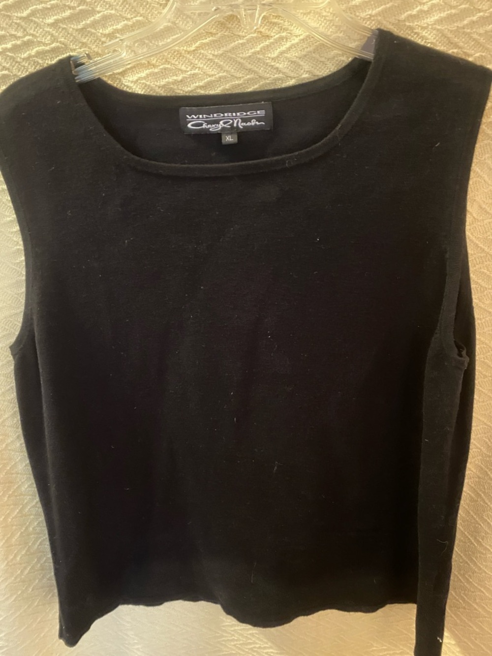 Windridge by Candi Nash Black Sleeveless Tank Top